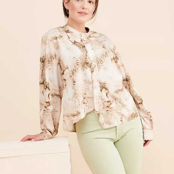 CAARA Marbled Buttondown - Picture 1 of 4